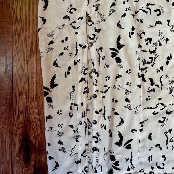 Saltwater LUXE black & white Maxi dress Size Medium - Picture 4 of 7